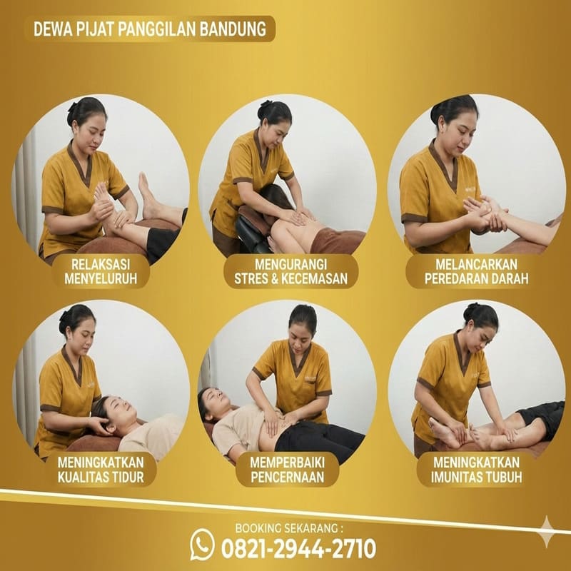 Menu Layanan Dewa Pijat Panggilan Bandung